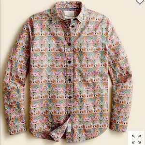 J crew Slim-fit organic cotton shirt in Liberty® Georgia Duke print